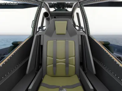  Japanese Mogami Class Frigate FFM-2 with Helicopter Rigged 