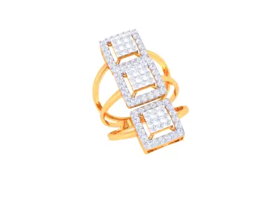 Women Ring  Render 3dm STL OBJ FBX Details 3D print model 210
