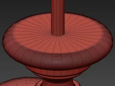 Cougar Stepney 5 Light Pendant 3D model