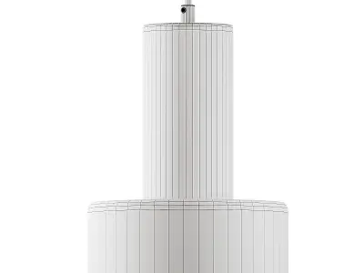 Hubsch Glass Pendant Lamp in Brown 3D model