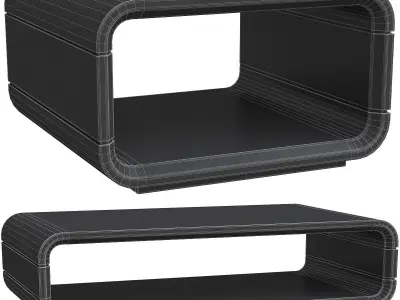 Coffee Tables Opus Quadro 3D model