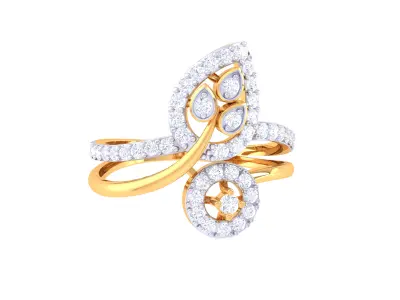   Women Ring MTL 3dm STL OBJ FBX Details 3D print model buy