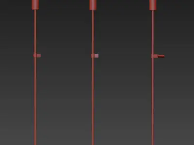 Modern Wall Light Lamp Scone 3D model