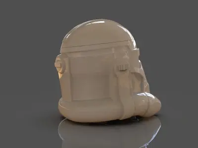 Clone Trooper Helmet Vase 3D print model