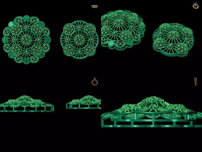 Pendant Set 46 3D print model