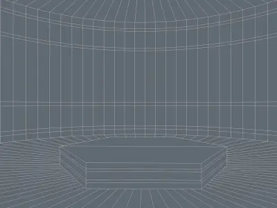 Sci Fi Room Low-poly 3D model get