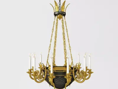 Classic chandelier  3D model