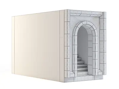 Dungeon Stair Entrance 3D model
