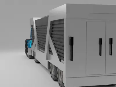 Scifi Truck 3D model