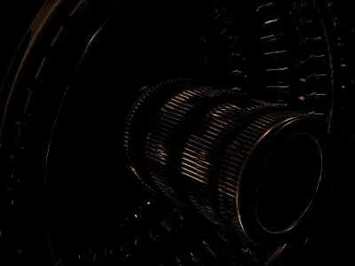 sci-fi wheel 3D model