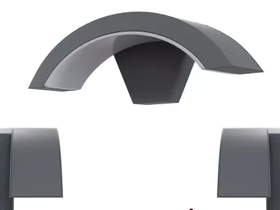 Wall mounted coach lantern Liberty O595WL-L12GR Maytoni Outdoor Free 3D print model