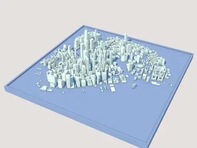 Manhattan New York 3D model