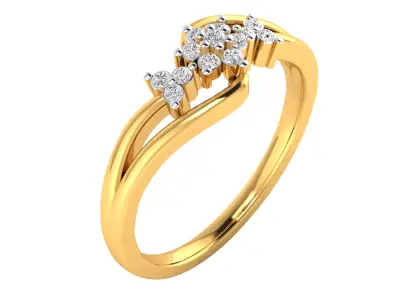  Women Ring Render 3dm STL MTL SLC JCD OBJ FBX Details 3D print model 37