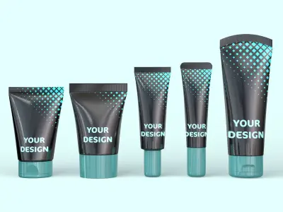 Cosmetic Tubes 3D model