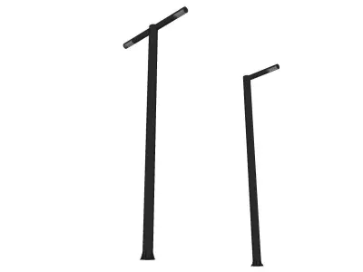 Lamp Post - Light Pole - Light Post - Street Light - Group 13 3D model