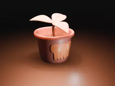 Glow Pot 3D model