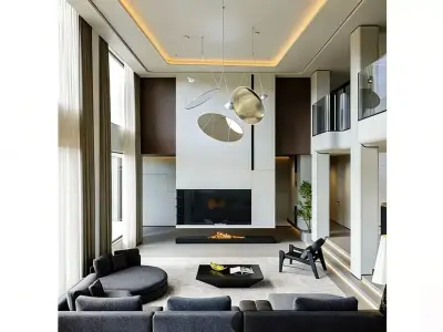 Modern Light Luxury Style 3D model