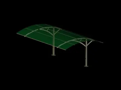 SUNSHED carport 3D model