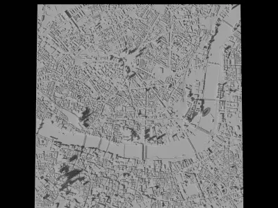 London 3D print model
