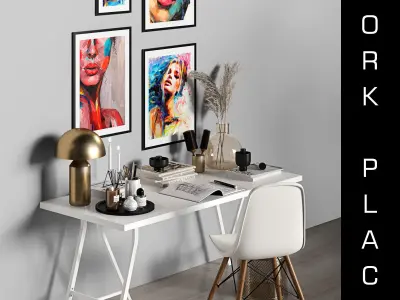work place 11 3D model