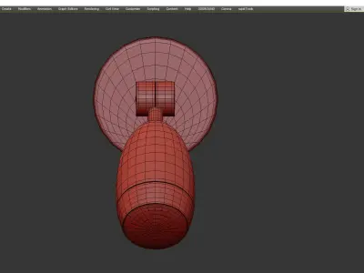  Dawn Wall Sconce Low-poly 3D model