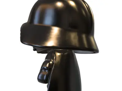 plushie Darth Vader Low-poly 3D model