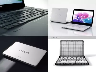 VAIO e series 3D model