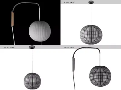 Nelson Bubble Lamp - Ball 3D model