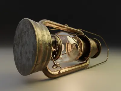 lantern lamp  3D model