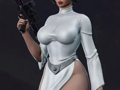 Princess Leia - Star Wars 3D print model