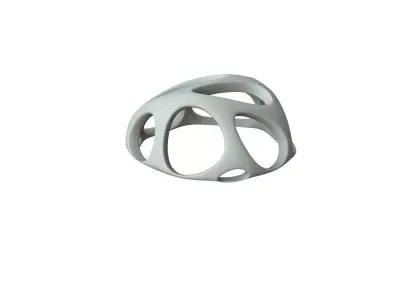 SciFi Cube Object No 57342 Low Poly Shape Low-poly 3D model