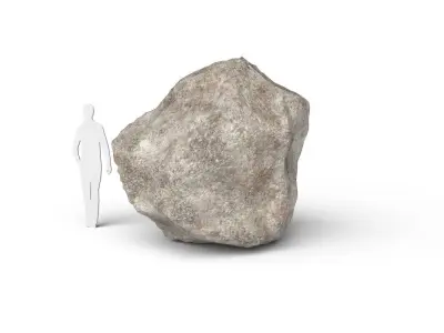 Rock M04A Low-poly 3D model
