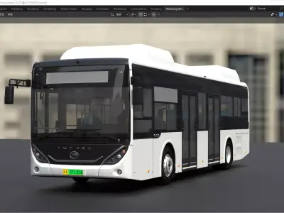 YUTONG E12i bus 3D model