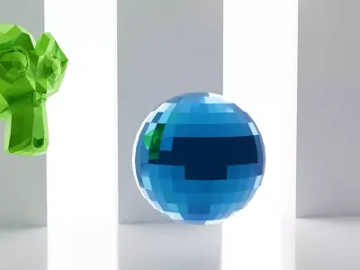 scene minecraft easter egg 3D model