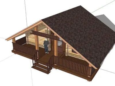 Creative Design-Holiday Cabin-0117 3D model