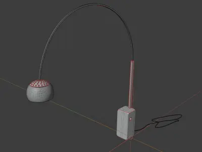 Achille and Pier Castiglioni- Arco Floor Lamp 3D model