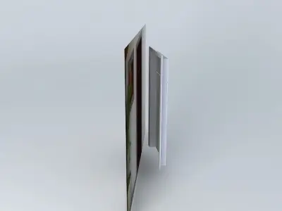 Interior door Sapele Free 3D model