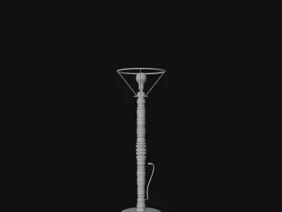 Soviet vintage floor lamp 3D model