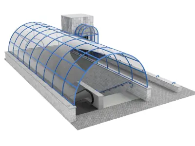 Subway Entrance 3D model  3D model