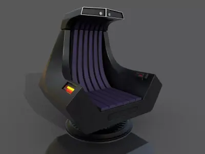Emperors Throne Low-poly 3D model