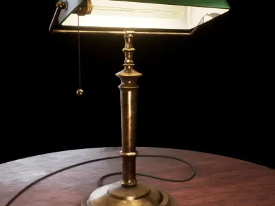 Desk lamp 1920 3D model