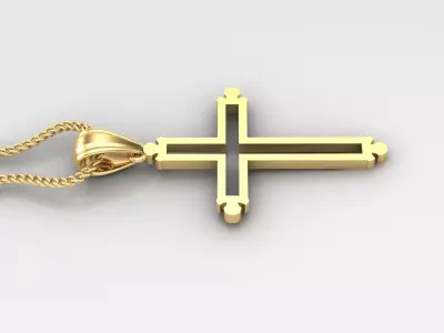 Cross Light Gold 4CP039 3DM STL 3D print model