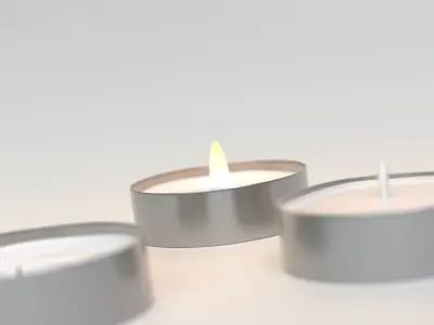 Candle candles - candles Free 3D model