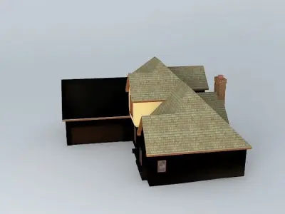 Suburban Home Free 3D model