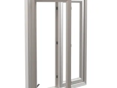 Casement Window PBR 3D model