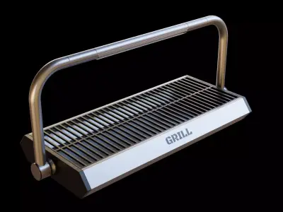 Lighted Grill 3D model