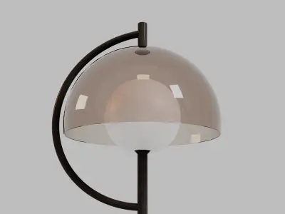 HOOD LAMP TISCHLEUCHTE by Designer Andreas Kowalewski 3D model
