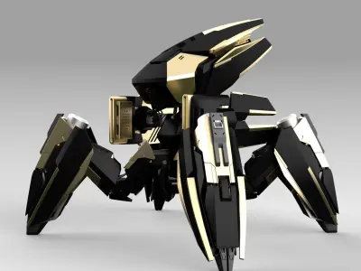 Quadbot 211F 3D model