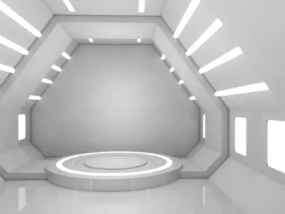 Room Interior 3D model shop