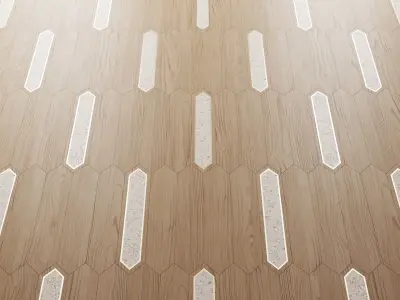 Matita modular geometric wood floor By Foglie D Oro Texture
